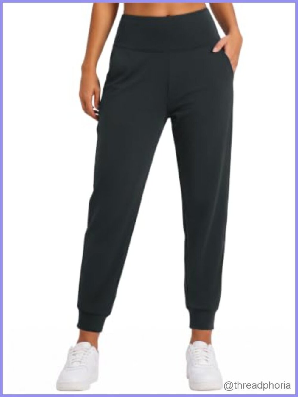Fleece Lined Women's Joggers with Pockets, Hiking Pants